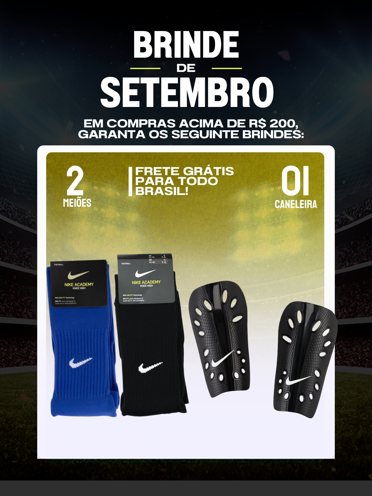 BRINDE DE SETEMBRO - KIT DEZ E FAIXA